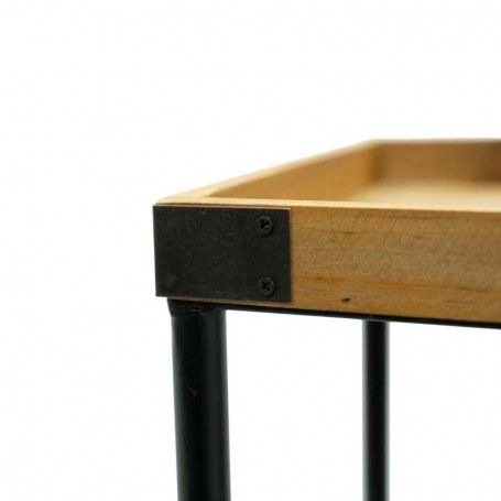 Mensola Stile Industrial con Separatori e Ganci H.79 cm Mensola Stile Industrial con Separatori e Ganci H.79 cm