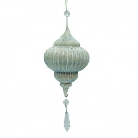 Decoro Natalizio Pendente Grigio 3 Modelli