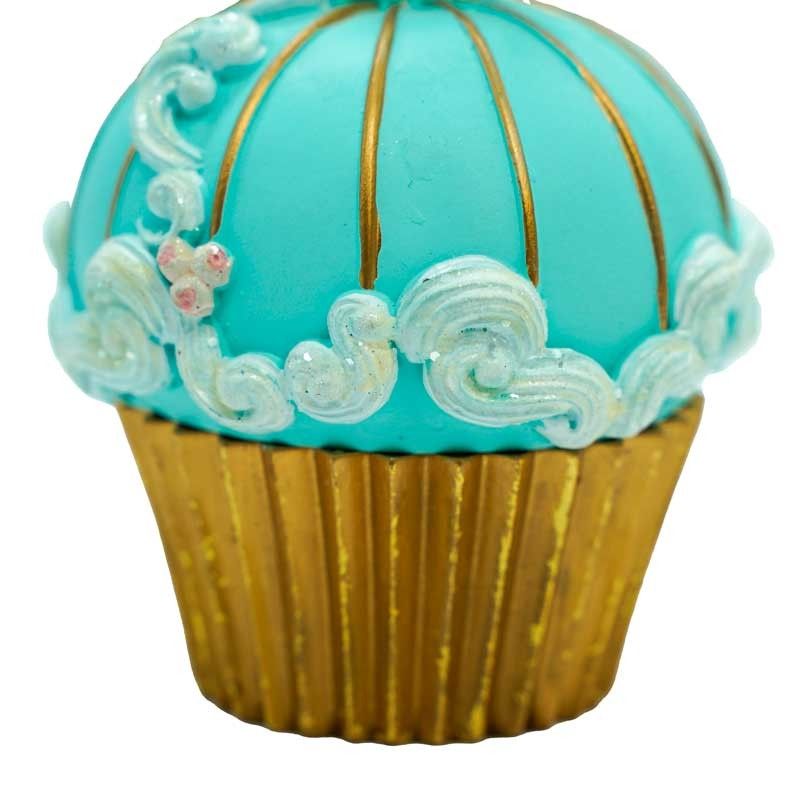 Dama da Ballo Cup Cake Natalizia H.15 cm 2 Colori