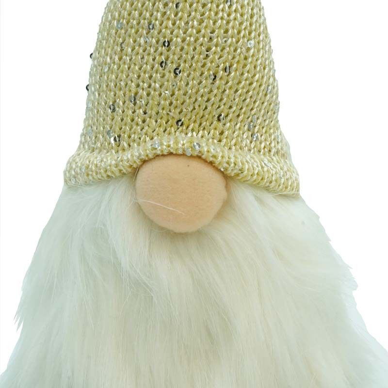 Testa di Gnomo Natalizie Beige/Rosa H.56 cm