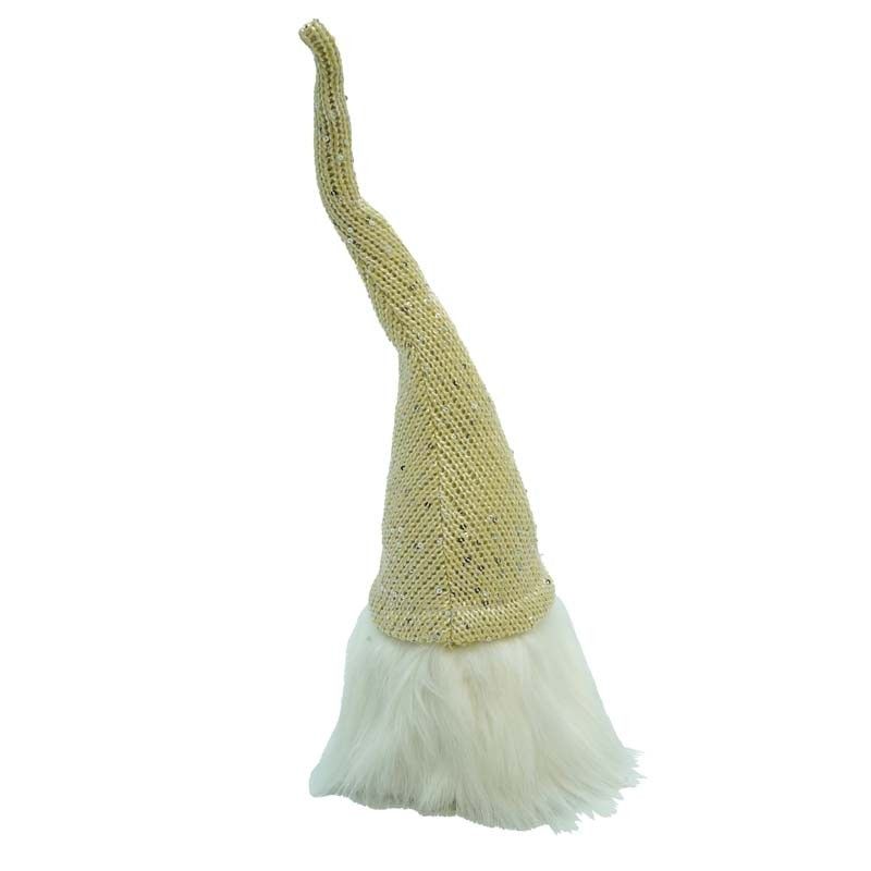 Testa di Gnomo Natalizie Beige/Rosa H.40 cm