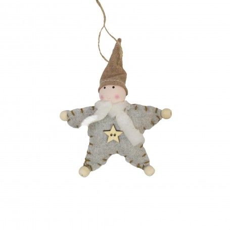 Gnomi a Stella Natalizi da Appendere 3 Colori