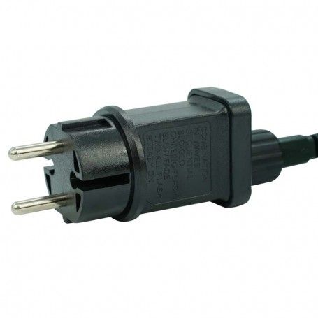 Catena 1300 Luci Led Bianco Caldo con Memory Control con Cavo Verde 65 metri Uso Esterno