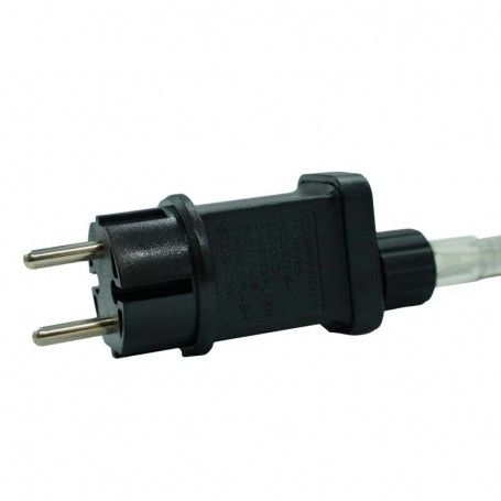 Catena Memory Control con 480 Luci Led Bianco Caldo con Cavo Trasparente 24 metri, Uso Esterno