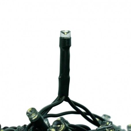 Catena 1300 Luci Led Bianco con Memory Control e Cavo Verde 65 metri, Uso Esterno