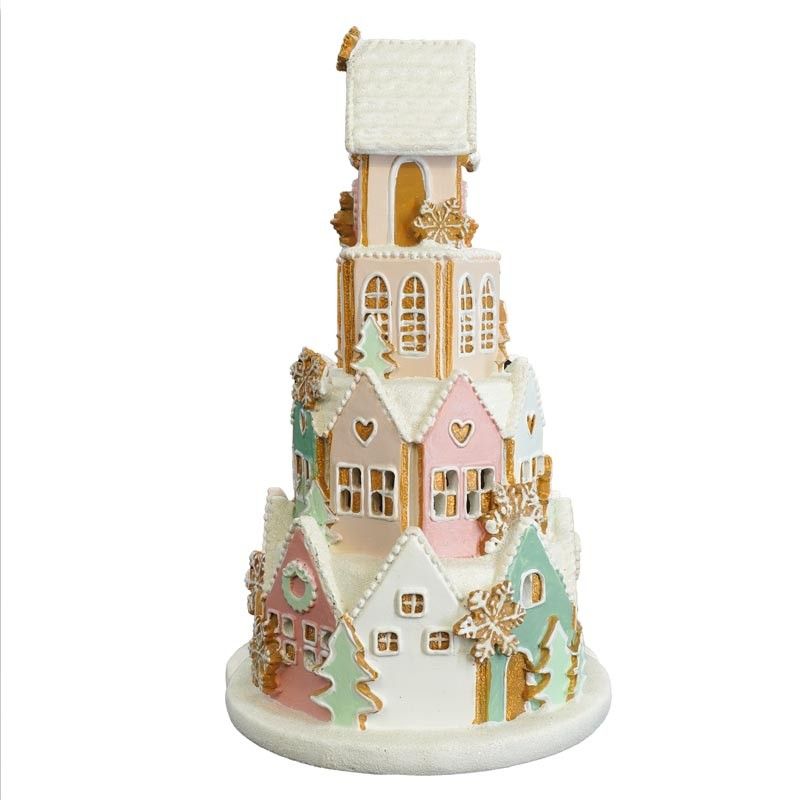 Casetta di Marzapane in Resina H.22 cm