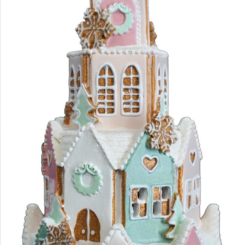 Casetta di Marzapane in Resina H.22 cm