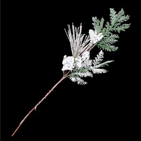 Ramo Natalizio Innevato H.60 cm