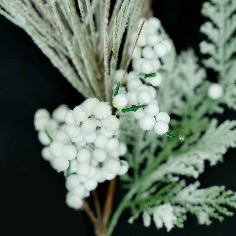 Ramo Natalizio Innevato H.60 cm