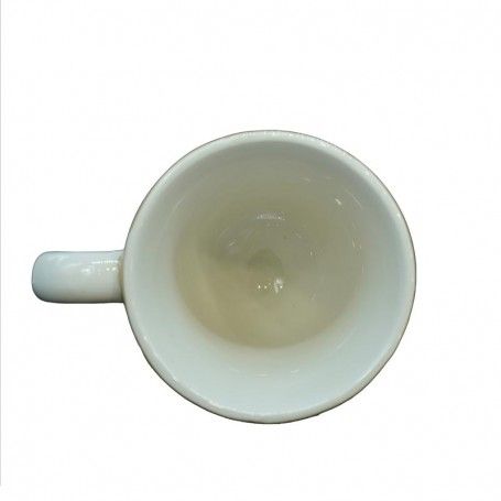 Tazza Natalizia Up&Down con Babbo Natale Bianco e Tortora