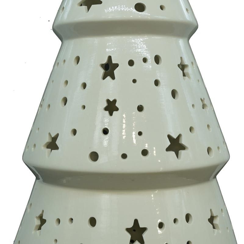 Alberello in Porcellana con Led H.23 cm