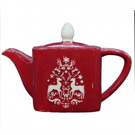 Teiera in Ceramica Rossa
