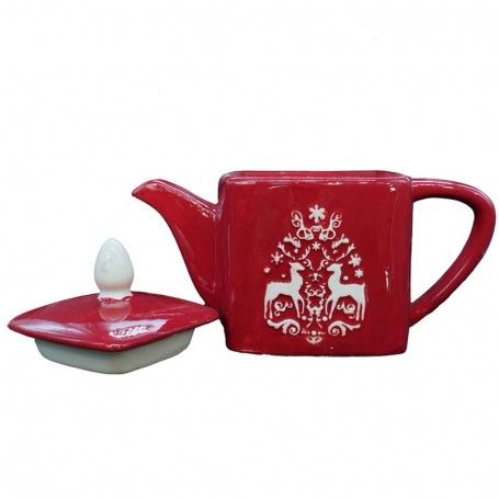 Teiera in Ceramica Rossa