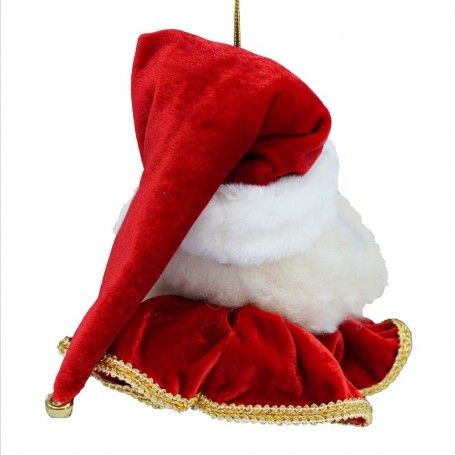Testa di Babbo Natale da Appendere H.13 cm