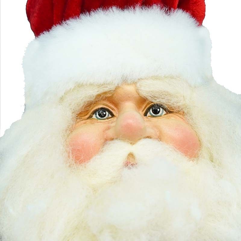 Testa di Babbo Natale da Appendere H.13 cm
