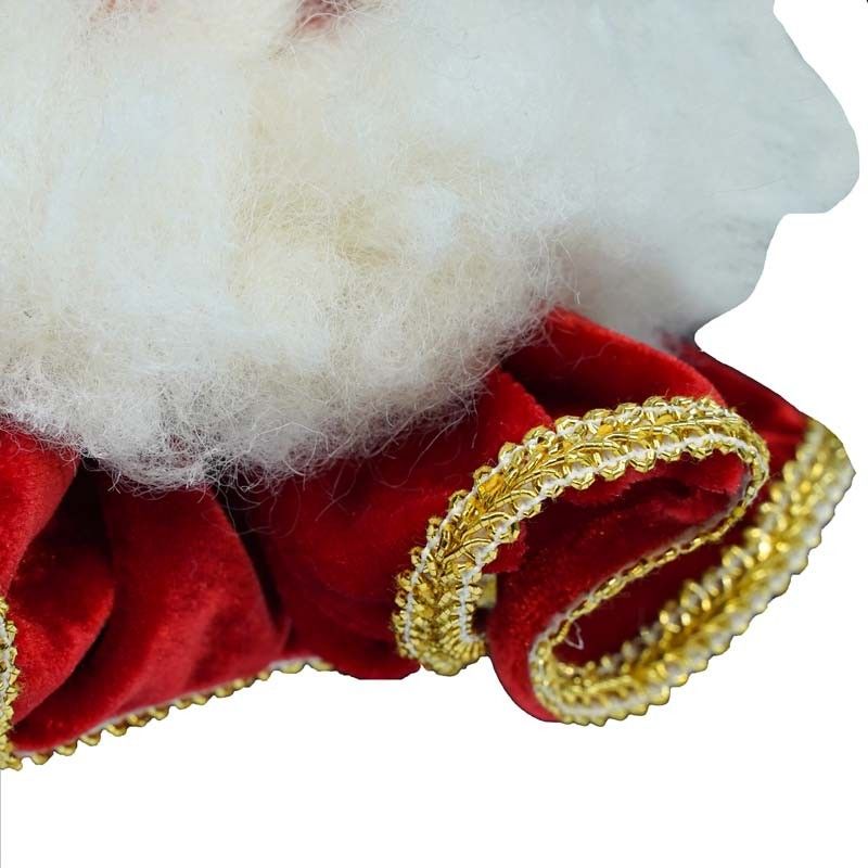 Testa di Babbo Natale da Appendere H.13 cm