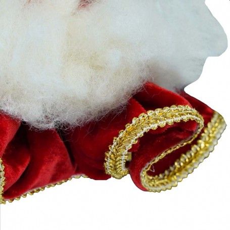 Testa di Babbo Natale da Appendere H.13 cm