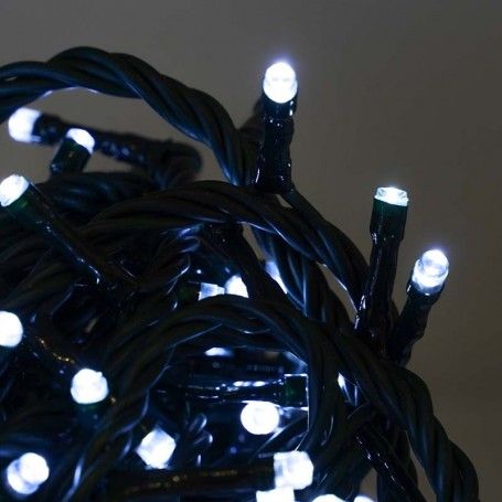 Minilucciole 240 Luci Led Bianco Freddo con Controller 8 Giochi 12 metri Uso Interno