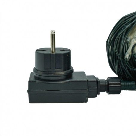 Mantello 2,5x4 mt 230 Led Bianco Freddo con Cavo Verde Controller 8 Giochi Uso Interno