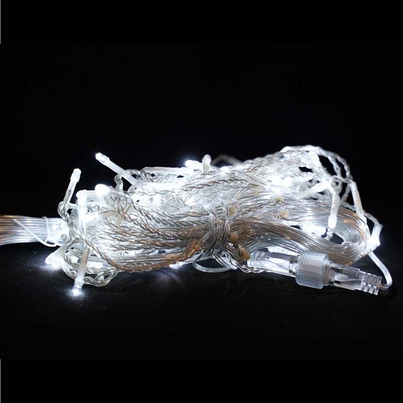 Pioggia di Luci Led Bianco Freddo Memory Control