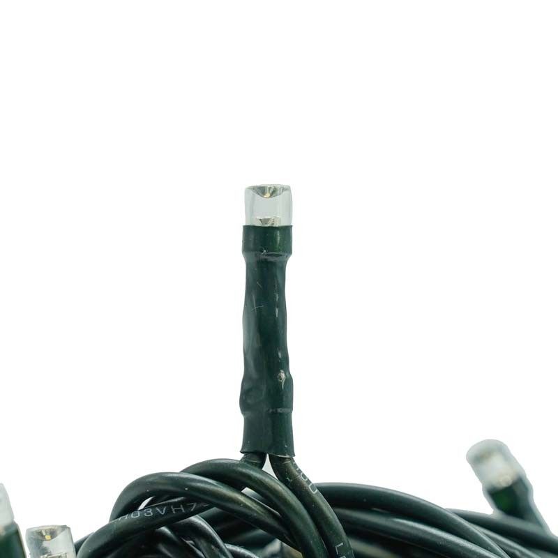 Minilucciole 100 Luci Led Bianco Caldo con Controller 8 Giochi 5 metri Uso Interno