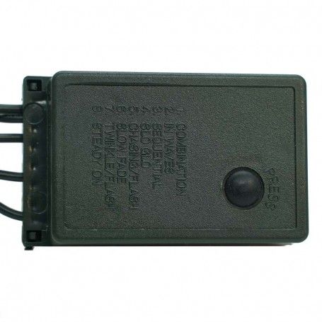 Minilucciole 100 Luci Led Bianco Caldo con Controller 8 Giochi 5 metri Uso Interno