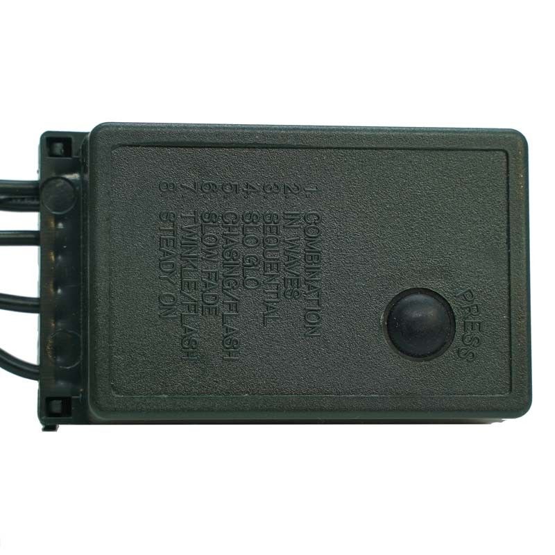 Minilucciole 180 Luci Led Bianco Caldo con Controller 8 Giochi 9 metri Uso Esterno