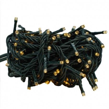 Minilucciole 180 Luci Led Bianco Caldo con Controller 8 Giochi 9 metri Uso Esterno