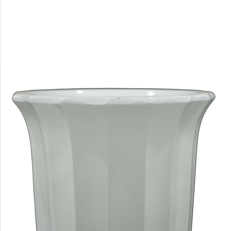 Vaso in Vetroresina Bianco, per Interni ed Esterni 3 Misure