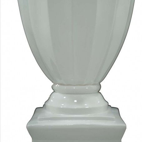 Vaso in Vetroresina Bianco, per Interni ed Esterni Vaso in Vetroresina Bianco, per Interni ed Esterni