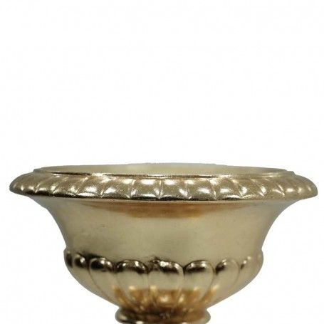 Vaso Decorativo in Vetroresina Oro, Eleganza per Interni ed Esterni