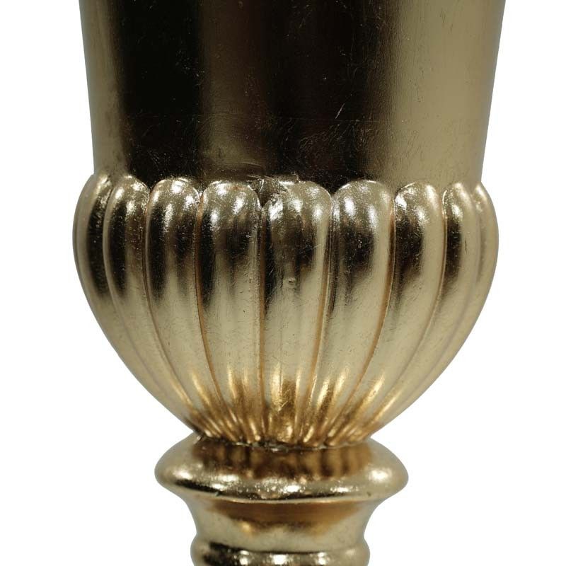 Vaso Decorativo in Vetroresina Oro, per Interni ed Esterni
