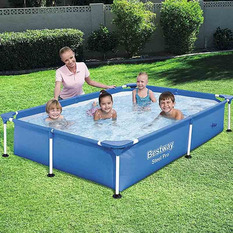 Piscina Steel Pro 221x150x43 cm - Bestway 56401