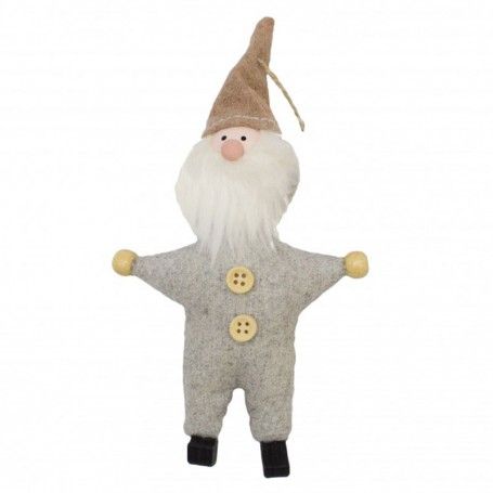 Gnomo di Natale con Barba da Appendere 3 Colori