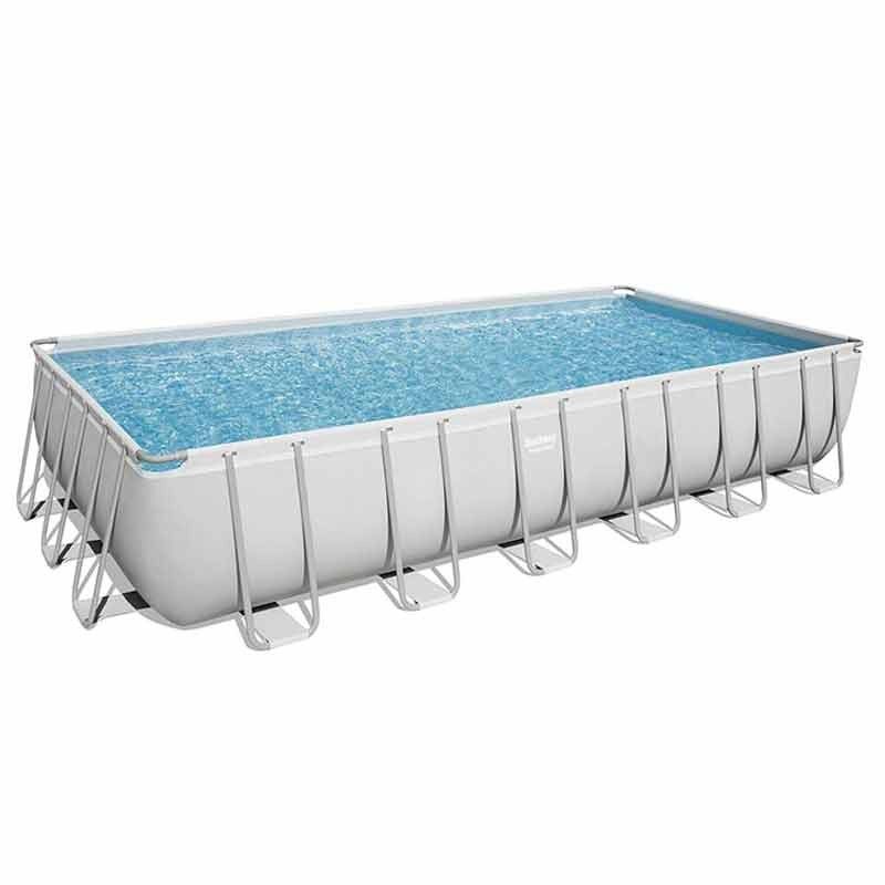 Piscina Power Steel Rettangolare 732x366x132 cm - Bestway 56475