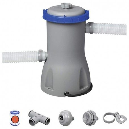 Pompa Filtro a Cartuccia Tipo II Bestway 58386 - Flusso Acqua 3.028 l/h - Flusso Sistema 2.195 l/h Pompa Filtro a Cartuccia Tipo II Bestway 58386 - Flusso Acqua 3.028 l/h - Flusso Sistema 2.195 l/h