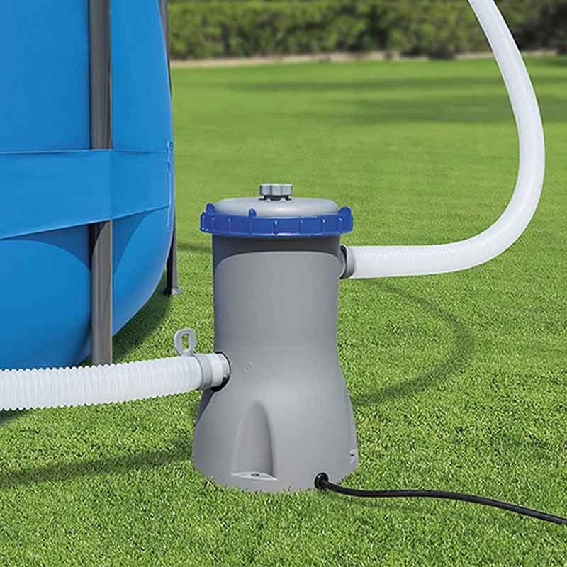 Pompa Filtro a Cartuccia Tipo II Bestway 58386 - Flusso Acqua 3.028 l/h - Flusso Sistema 2.195 l/h