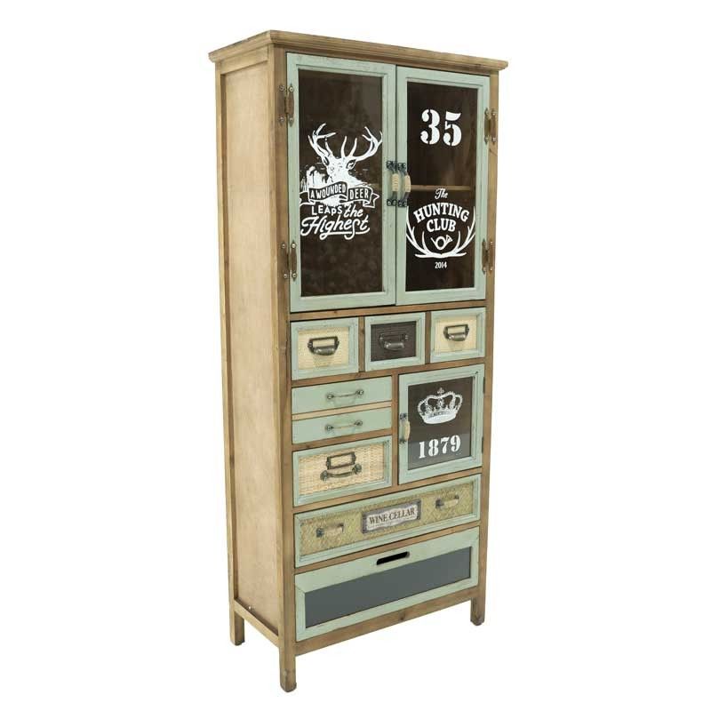 Mobile Vetrinetta Vintage H.148 cm