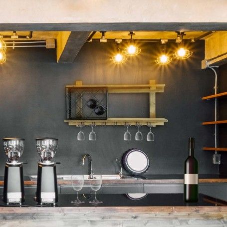 Mensola con Portabottiglie Uri Mensola con Portabottiglie Uri