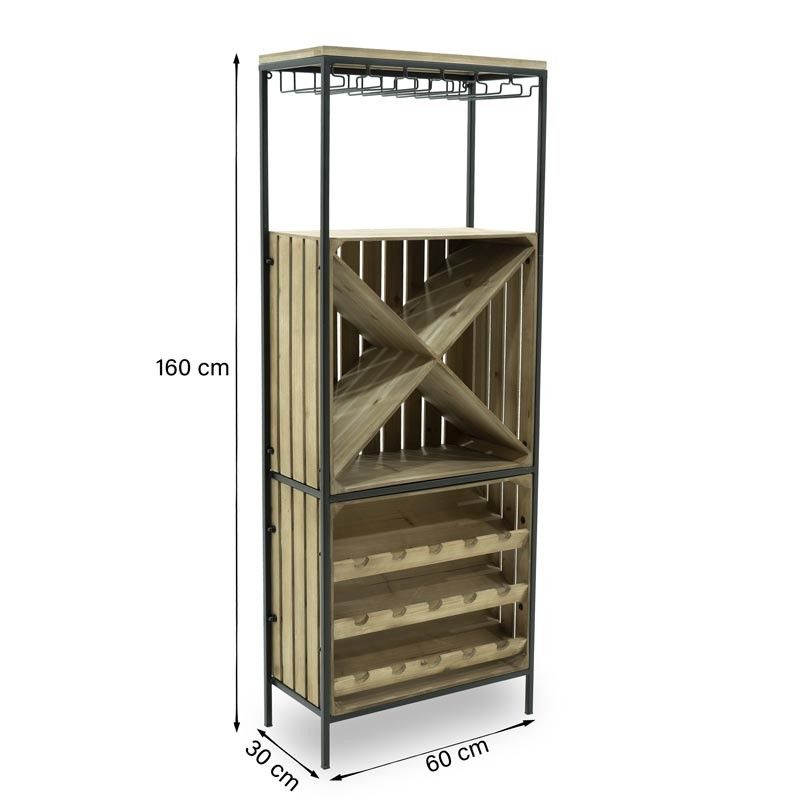 Scaffale Portabottiglie Rex