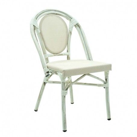 Sedia in Alluminio Effetto Bamboo Sedia in Alluminio Effetto Bamboo