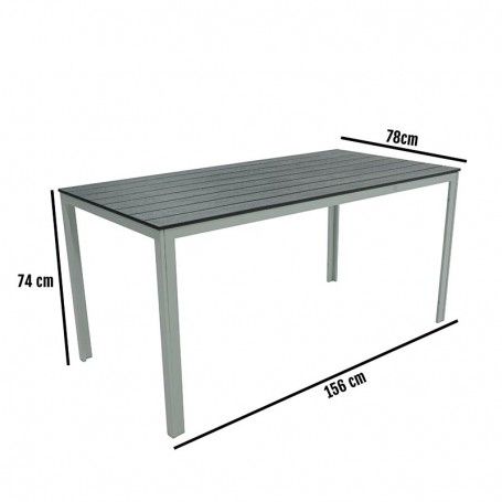 Set Tavolo e Sedie da Giardino, 6 persone - Altair