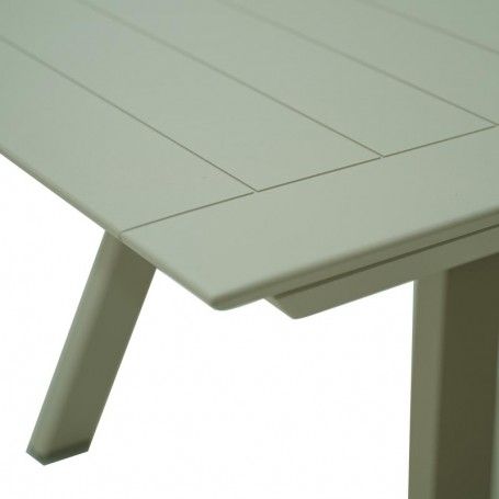 Tavolo Rettangolare Allungabile in Alluminio Champagne | Didone Tavolo Rettangolare Allungabile in Alluminio Champagne | Didone