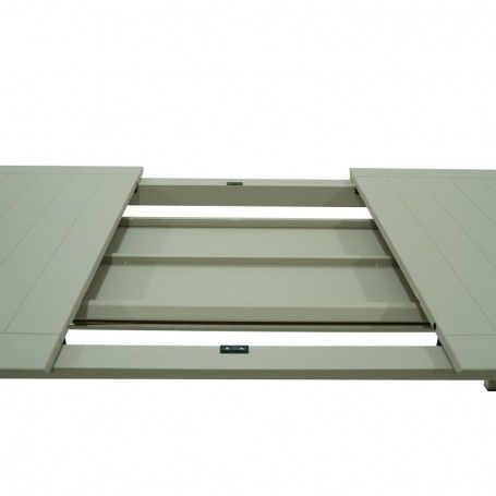 Tavolo Rettangolare Allungabile in Alluminio Champagne | Didone Tavolo Rettangolare Allungabile in Alluminio Champagne | Didone