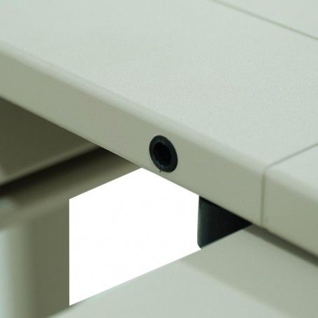 Tavolo Rettangolare Allungabile in Alluminio Champagne | Didone Tavolo Rettangolare Allungabile in Alluminio Champagne | Didone