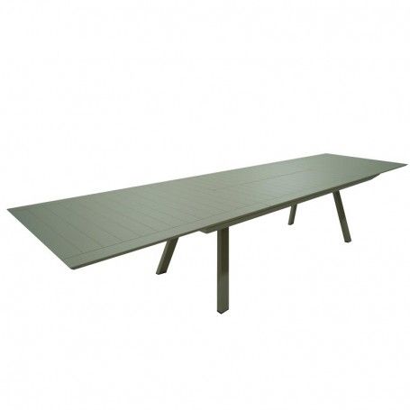Tavolo Rettangolare Allungabile in Alluminio Champagne | Didone Tavolo Rettangolare Allungabile in Alluminio Champagne | Didone