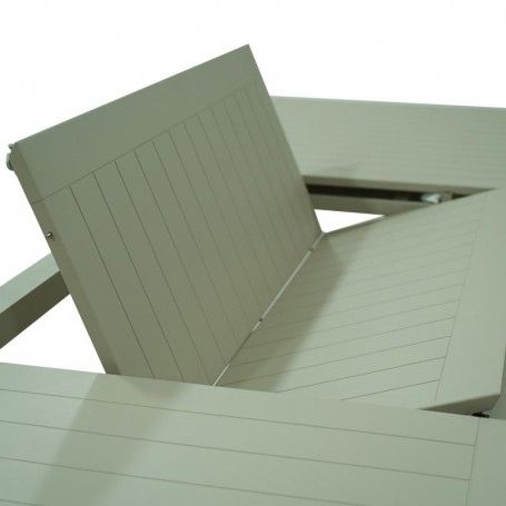 Tavolo Rettangolare Allungabile in Alluminio Champagne | Didone Tavolo Rettangolare Allungabile in Alluminio Champagne | Didone