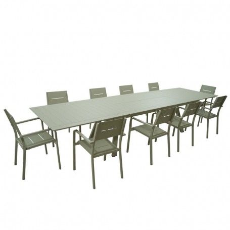 Tavolo Rettangolare Allungabile in Alluminio Champagne | Didone Tavolo Rettangolare Allungabile in Alluminio Champagne | Didone