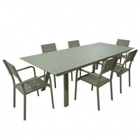 Tavolo Rettangolare Allungabile in Alluminio Champagne | Didone Tavolo Rettangolare Allungabile in Alluminio Champagne | Didone