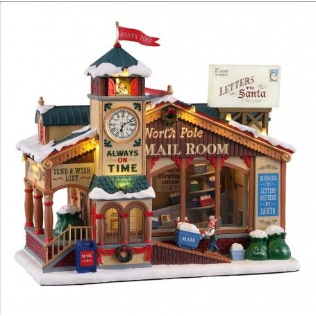 North Pole Mail Room con Alimentatore 4.5V - Lemax 15733